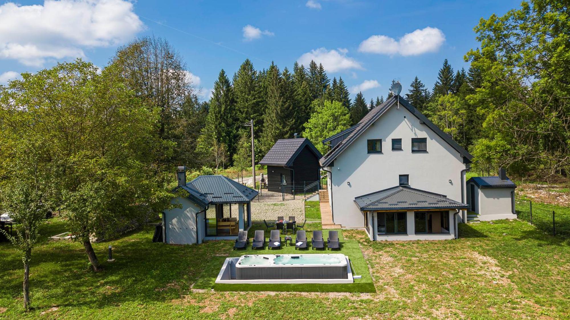Saborsko Plitvice House Angelinaヴィラ エクステリア 写真
